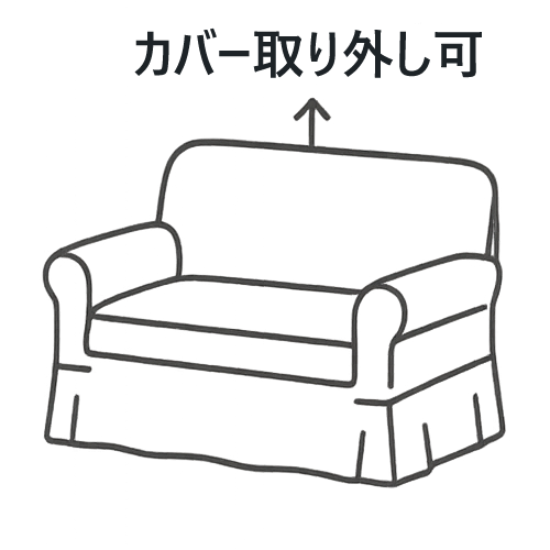 カバータイプ（スカートあり）