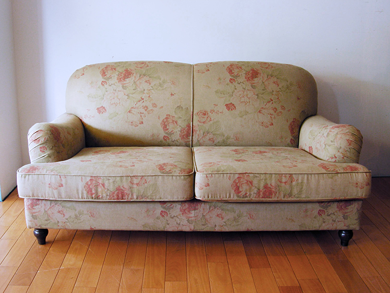 Linen Flower【 Bibury Teastain 】 ( Sofa / Curtain )