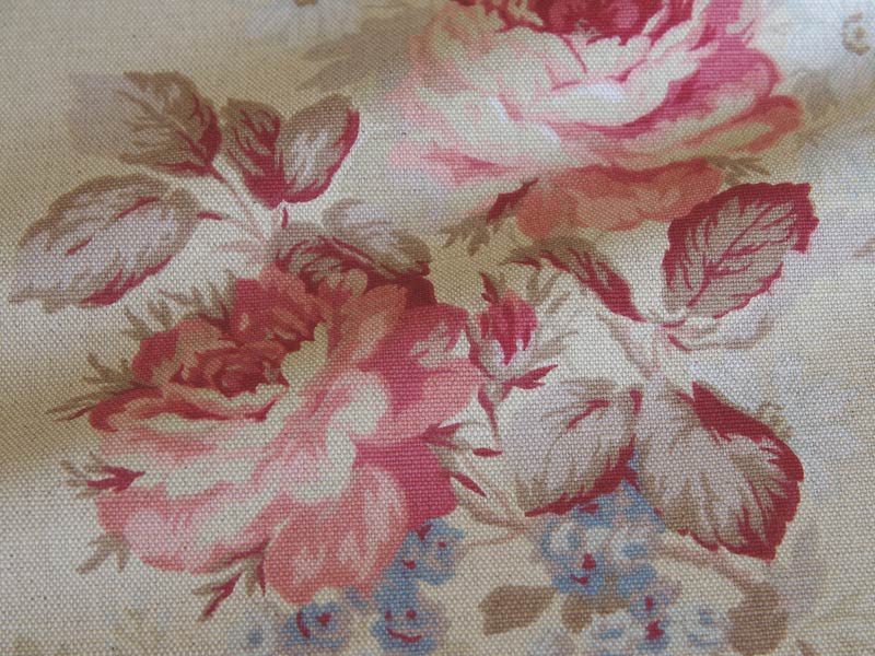 Linen Flower【Hawkswick Rose 】 ( Sofa / Curtain )
