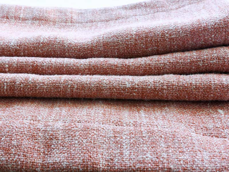 Linen Plains Naturals 【Naturals Changent Red】 ( Sofa / Curtain )