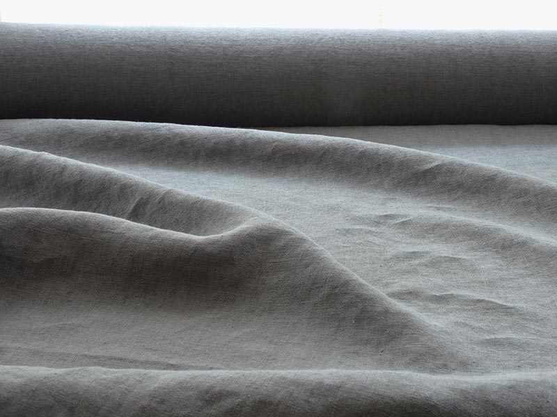 Linen Plains Lina【Lina Washed Dark Grey】( Sofa / Curtain )