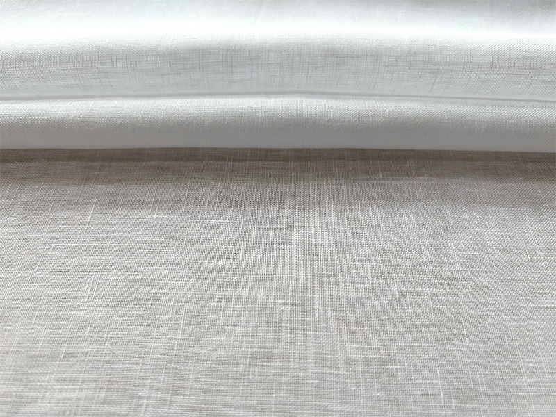 ベルギー製リネン生地|Naturals Pure White/ピュアホワイト (カーテン用)