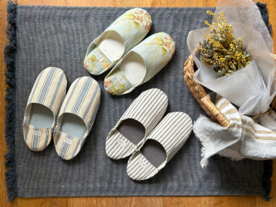 自然素材のルームシューズが新入荷しました！